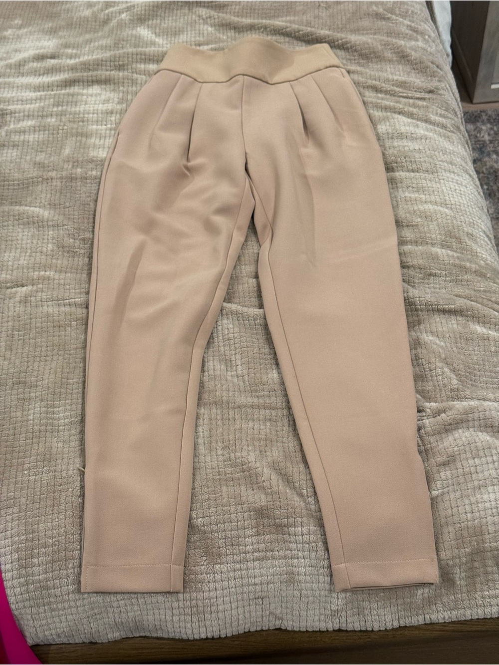 Odd Muse Slim Tapered Casual Pants - Beige